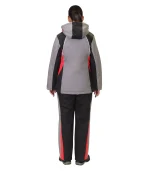 Костюм женский Сибирячка с п/к, серый/черный/красный — изображение 2