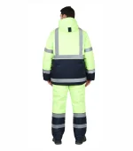 Костюм Магистраль с п/к, лимонный/т.синий (тк. смесовая) — изображение 2