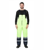 Костюм Магистраль с п/к, лимонный/т.синий (тк. смесовая) — изображение 3