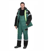 Костюм Титан с п/к, зеленый/черный