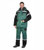 Костюм Титан с п/к, зеленый/черный — изображение 3