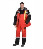 Костюм Титан с п/к, красный/черный