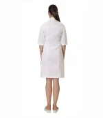 Халат Барбара женский, белый с синим — изображение 2