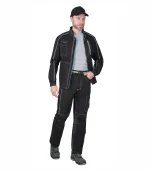 Костюм Алекс с брюками, черный