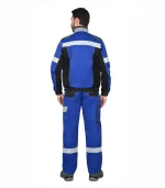 Костюм Полином с п/к, васильковый/черный — изображение 2