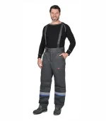 Костюм Рост-Арктика с брюками, серый/васильковый — изображение 3