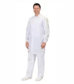Халат Сицилия мужской, белый (ХАССП)
