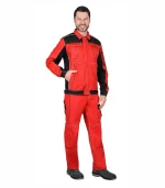 Костюм Престиж с п/к, красный/черный — изображение 3