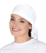 Колпак с сеткой белый