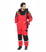 Костюм Стан с п/к, красный/черный