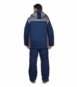 Костюм Фаворит с брюками, синий/серый — изображение 2