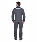 Костюм Джет с брюками, серый/синий — изображение 3