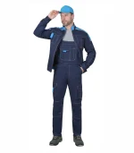 Костюм Джет с п/к, синий/голубой