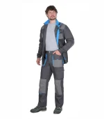 Костюм Двин с брюками, серый/св.серый