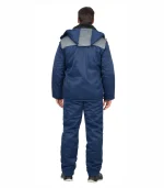 Костюм Профессионал с брюками, синий/серый — изображение 2