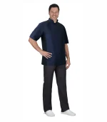 Блуза Оскар мужская, темно-синяя