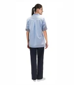 Блуза Венеция женская, голубая — изображение 2