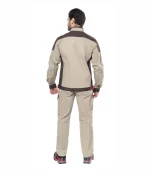 Костюм Джет-Браун с п/к, песочный/корчневый — изображение 2