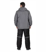 Костюм Алекс с брюками, серый/черный — изображение 2