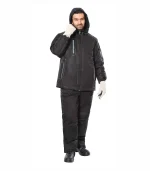 Костюм Алекс с брюками, черный — изображение 3