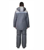 Костюм женский Фаворит с брюками, серый/св.серый — изображение 2