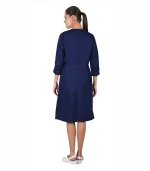 Халат Комфорт женский, темно-синий — изображение 2