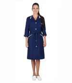 Халат Комфорт женский, темно-синий