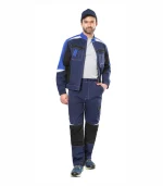 Костюм Фаворит-Мега с брюками, синий/васильковый