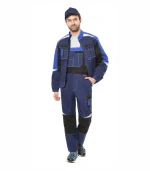 Костюм Фаворит-Мега с п/к, синий/васильковый