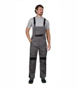 Костюм Цитрин с п/к, серый/черный — изображение 3