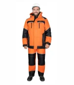 Костюм Арктика МВО с брюками, оранжевый/черный