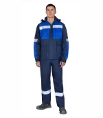 Костюм Петрол с п/к, синий/васильковый, антистат, ОП, НМВО — изображение 3