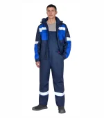 Костюм Петрол с п/к, синий/васильковый, антистат, ОП, НМВО