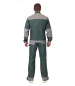 Костюм Вест-Ворк с брюками, зеленый/серый — изображение 2