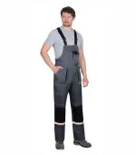 Костюм Родос с п/к, т.серый/черный — изображение 3