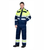 Костюм Навигатор с брюками, синий/лимонный