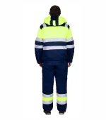 Костюм Навигатор-2 с п/к, синий/лимонный — изображение 2