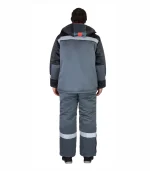 Костюм Профиль с п/к, серый/черный — изображение 2