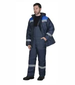 Костюм Рост-Норд-2 с п/к, синий/васильковый