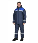 Костюм Рост-Норд-2 с п/к, синий/васильковый — изображение 3