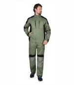 Костюм Цитрин с брюками, оливковый/черный