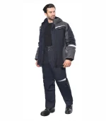 Костюм Озон с брюками, синий/серый