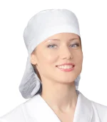 Колпак с сеткой белый