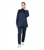 Костюм Валенсия женский, темно-синий (ХАССП)