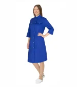 Халат Василиса женский, васильковый