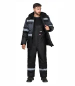 Костюм Терминал с п/к, серый/черный