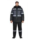 Костюм Терминал с п/к, серый/черный — изображение 4