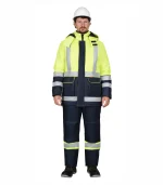 Костюм Терминал с п/к, лимонный/т.синий — изображение 3