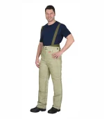 Костюм сварщика зимний с брюками, брезентовый с усилением, 2 класс — изображение 3