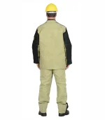 Костюм сварщика с брюками, брезентовый со спилком (2,7 кв.м), 2 класс — изображение 2